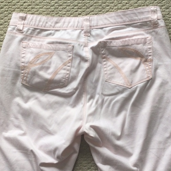 Gloria Vanderbilt light pink cropped/capri pant size 10 - Picture 5 of 7